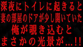 【修羅場】ある日夜中にトイレへ起きると目の前には何も着ずに寝てる嫁がいた。明らかにおかしな状況を目の当たりにした俺はある計画を立てた…