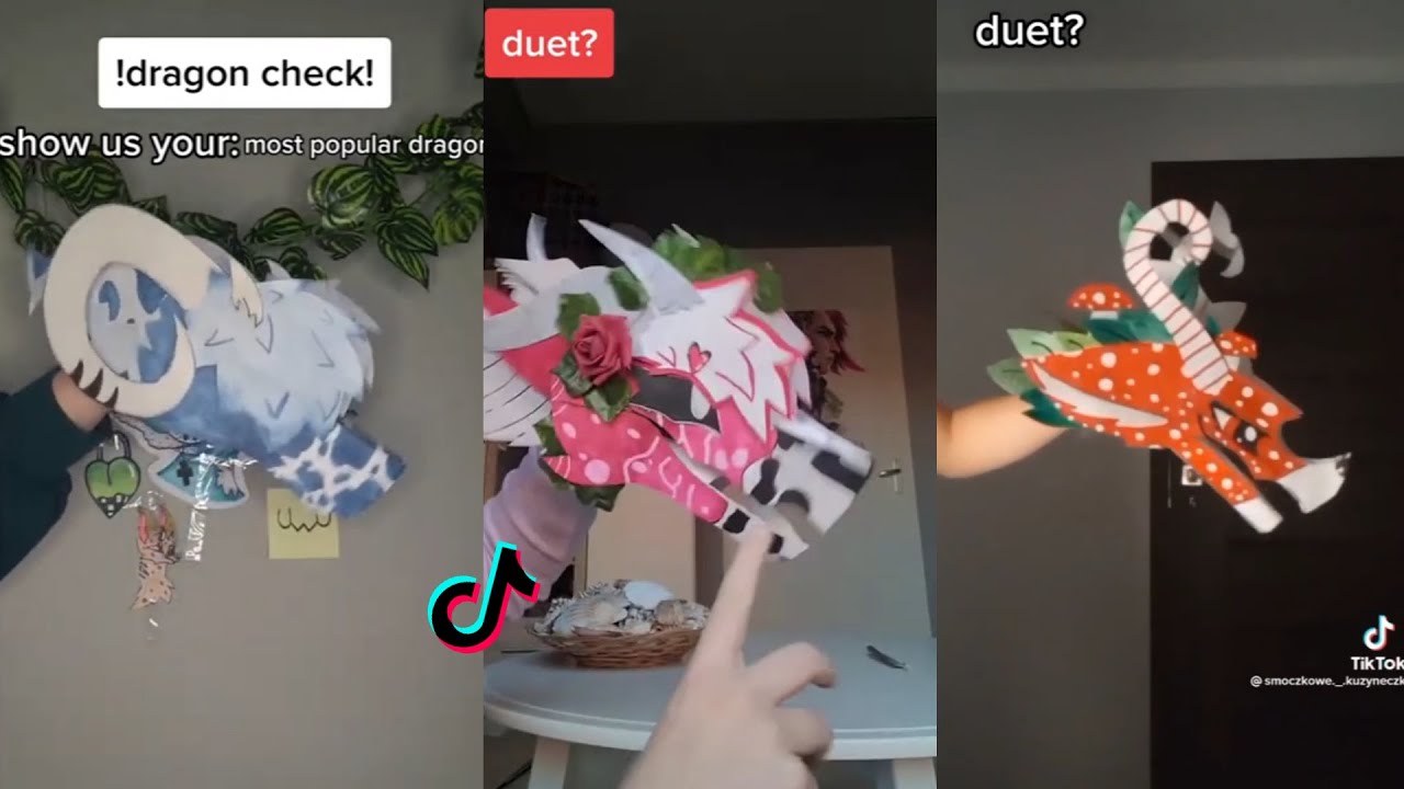 Dragon Puppet Template Tiktok At Aurea Allison Blog