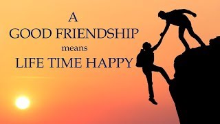 A Good Friend means Life time happy ||  friends forever