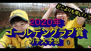 2020年プロ野球ゴールデングラブ賞ガチ大予想！