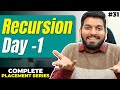 Lecture 31: Learning Recursion the Best Way! | 10 Day Recursion Challenge