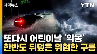 [자막뉴스] "한여름에도 드문 물 폭탄"...제주도, 어린이날에 또 '태풍급 돌풍' / YTN