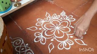 chukkalu mugglu //sikku kolam //dailly rangoli //5×4dots rangoli#aadimathamkolam #subscribe