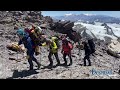 carlos soria camp 3 aconcagua hours before leaving for the summit of aconcagua