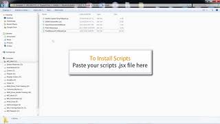 Installing Photoshop Scripts and shortcuts for them