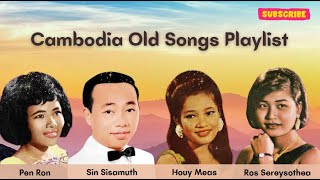 Khmer Old Song | ខ្មែរ 50s & 70s ចម្រៀង ច្រៀងដោយ Pen Ron, Sin Sisamuth, Houy Meas, Ros Sereysothea
