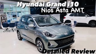 @8.56* Lakh 2024 New Hyundai Grand i10 Nios Asta AMT | Music System & Features Review @vikasvlogs11