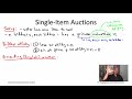 incentives in computer science lecture 4.1 single item auctions