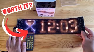 CUSTOMIZABLE LED Sign! Review of this Plikapli Programmable LED Car Sign