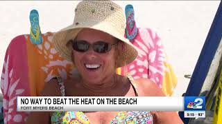 Gulf of Mexico's water temperatures making it hard to beat the heat