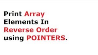 Reverse an Array Using Two Pointer Approach | Space-Optimized | DSA Interview Prep