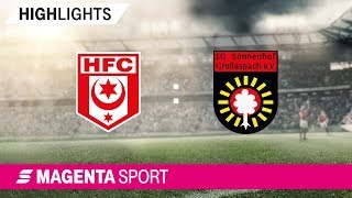 Hallescher FC - SG Sonnenhof Großaspach | Spieltag 7, 19/20 | MAGENTA SPORT