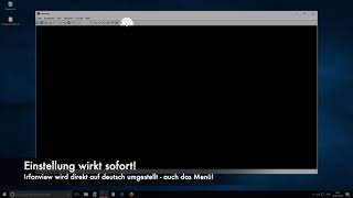 Irfanview auf deutsch - so geht's blitzschnell!