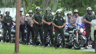 Jasper Community honor Police Chief Anthony Rickerson with procession