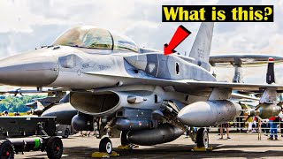 What Are These Big Swollen "Shoulders" on the F-16 Falcon?