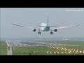 Garuda Indonesia Landing di Bandara Soekarno Hatta Jakarta, Airbus A330, Boeing 737 dan 777