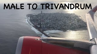 TIP REPORT | MALE TO TRIVANDRUM | AIR INDIA - AIRBUS A320 | ARRIVAL AND DEPARTURE LOUNGE