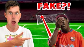 The Ronaldinho Crossbar Challenge was FAKE!! Here's How!!!!!!!