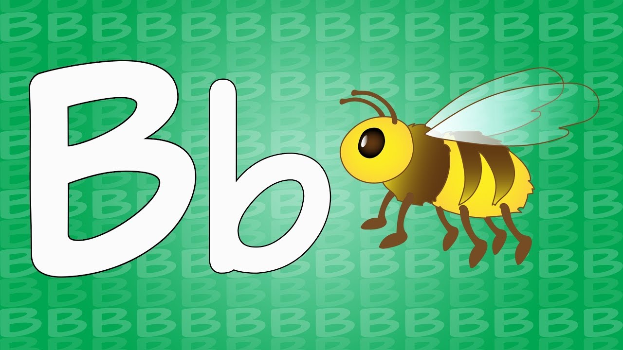 Letter B Song For Kids - Words That Start With B - Animals That Start ...