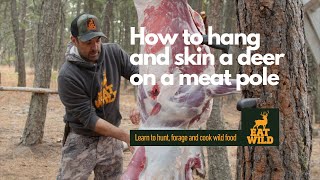 How to Skin a Deer on the Meat Pole - EatWild App Version