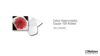 Celox Haemostatic Gauze 10ft Rolled DR 655