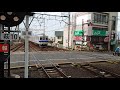 南海高野線北野田駅7100系 7169編成 試運転通過 6300系 6306編成 区急なんば行発車