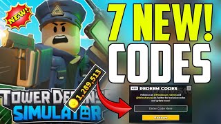 ⚠️UPDATE!!⚠️️ TOWER DEFENSE SIMULATOR ROBLOX CODES 2025 - TOWER DEFENSE CODES 2025 - TDS