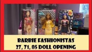 Barbie Fashionistas - 27, 71, 85 - Doll Opening and Review #Barbie #Fashionistas