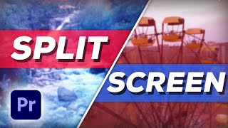 How to create a split screen effect | Premiere Pro tutorial