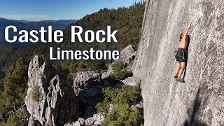 Climbing at Castle Rock - Limestone slabs!