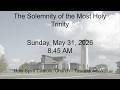 The Solemnity of the Most Holy Trinity