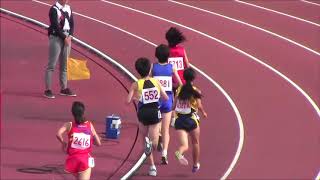 171008 中学県新人 女子1500m予選