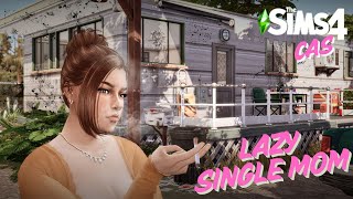 || Lazy Materialistic Single Mum || CAS || Speed CAS \u0026 Chill || CC || Sims 4 ||