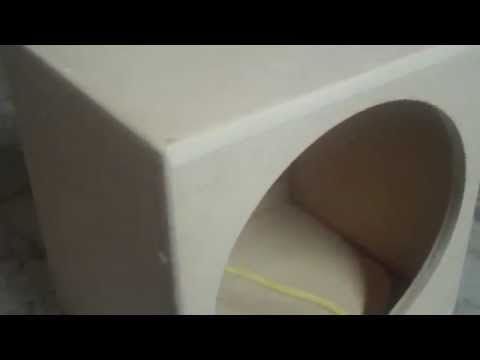 15 inch Sealed subwoofer box build 15 inch Sealed subwoofer box build