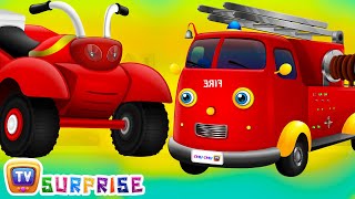 Surprise Eggs Toys - UTILITY Vehicles for Kids | Car, Fire Engine Truck \u0026 more | ChuChu TV Surprise