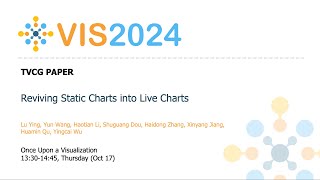 Reviving Static Charts into Live Charts - Fast Forward | VIS 2024