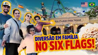 Passeio em Família no Six Flags Over Texas | Atrações Infantis e Diversão Garantida!