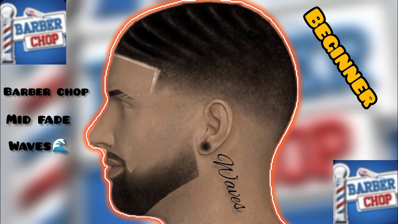 How To Do A Mid Fade With Waves Tutorial Barber Chop Youtube