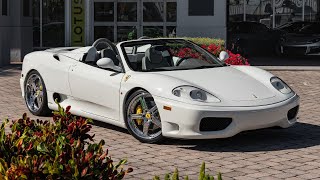 2003 Ferrari Modena in White over Gray Interior