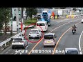 後ろのgt rから鬼クラクション！焦った高級suvがパトカーの横2mで大胆違反した！違反車両12連発！