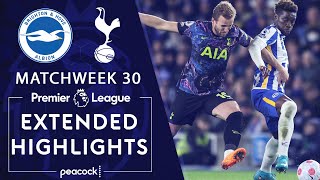 Brighton v. Tottenham Hotspur | PREMIER LEAGUE HIGHLIGHTS | 3/16/2022 | NBC Sports
