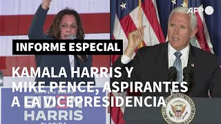 Kamala Harris y Mike Pence, los candidatos a la vicepresidencia de EEUU | AFP