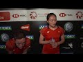 tang chun man tse ying suet post match interview r1 all england 2018