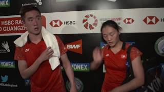 Tang Chun Man/Tse Ying Suet post match interview (R1) | All England 2018