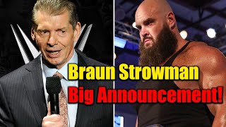 Braun Strowman Teases A Big Announcement