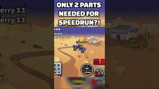 😳Super Diesel Speedrunning With Only 2 Parts In HCR2?! #hcr2 #hillclimbracing2 #shorts #viral
