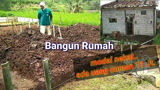 NEKAT bangun rumah ukuran 4.5 m X 6 m modal 11jt