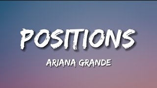 Ariana Grande - Positions (Lyrics)