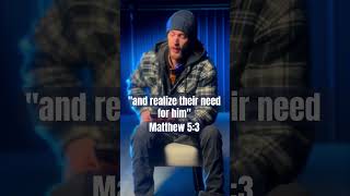 Matthew 5:3 #biblestudy #motivation #scripturetruth #holy #poor #spirituality #christiantruth #hope