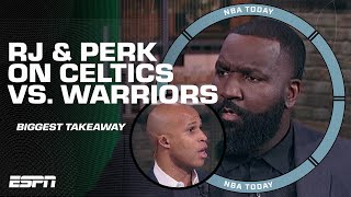 RJ &  Perk get in a HEATED debate about Celtics vs. Warriors matchup | NBA Today